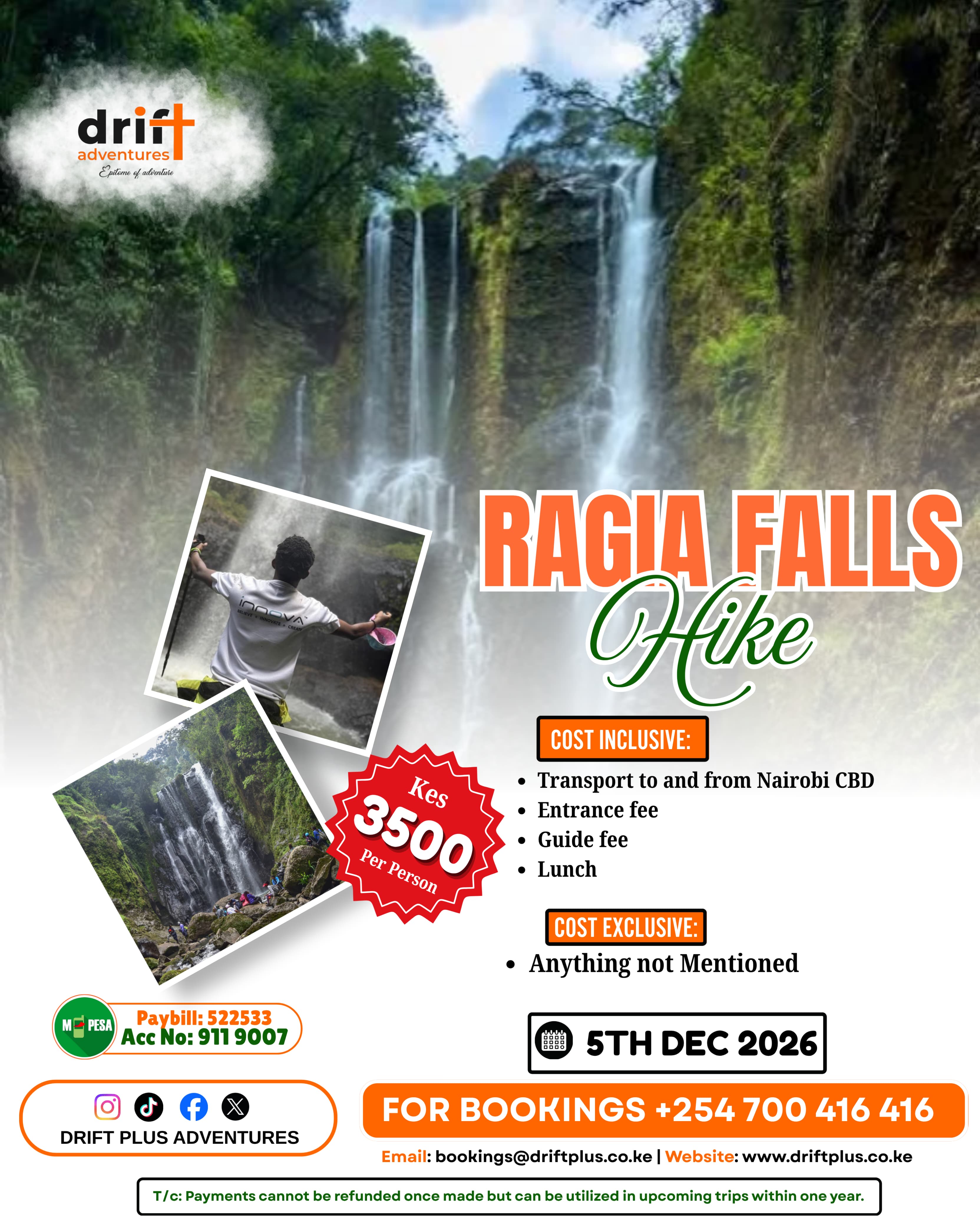 RAGIA FALLS HIKE