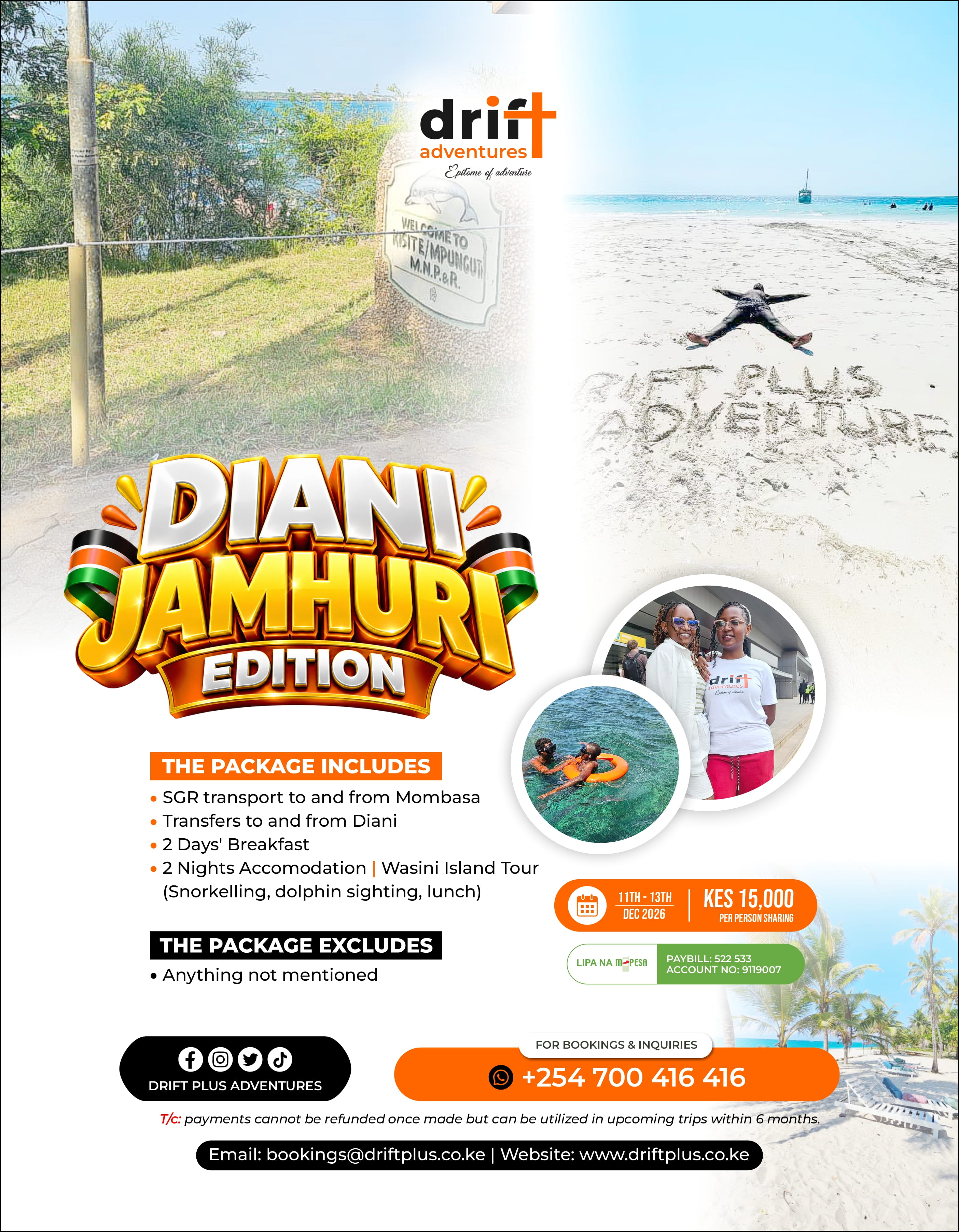 Diani Jamhuri Weekend Edition