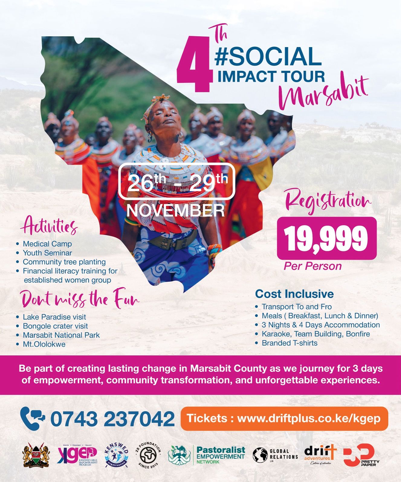 KENSWED Girl Empowerment 4th Social Impact Tour – Marsabit 2026